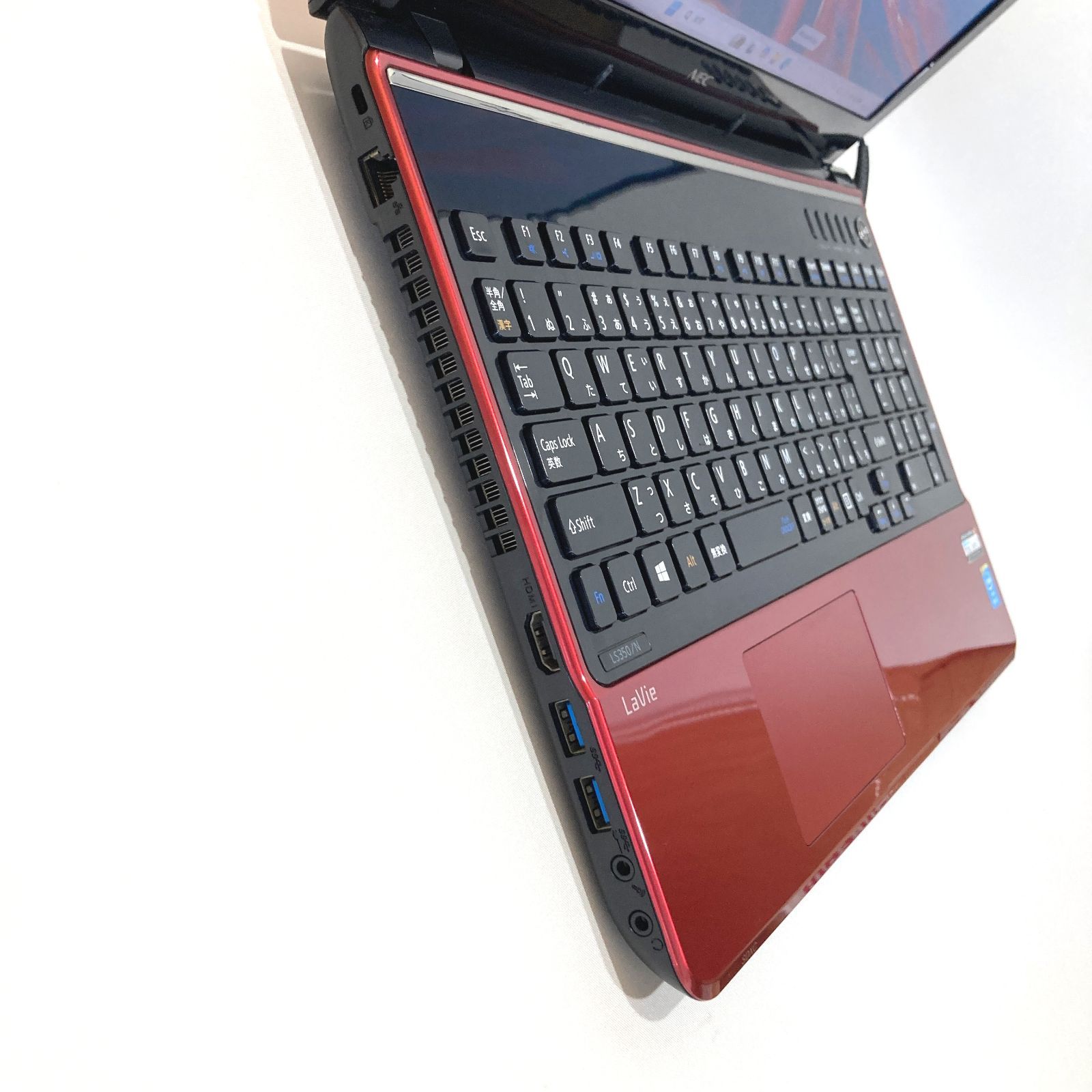 お買い得‼️】大容量750GB✨カメラ付き赤ノートパソコン✨設定済✨すぐ