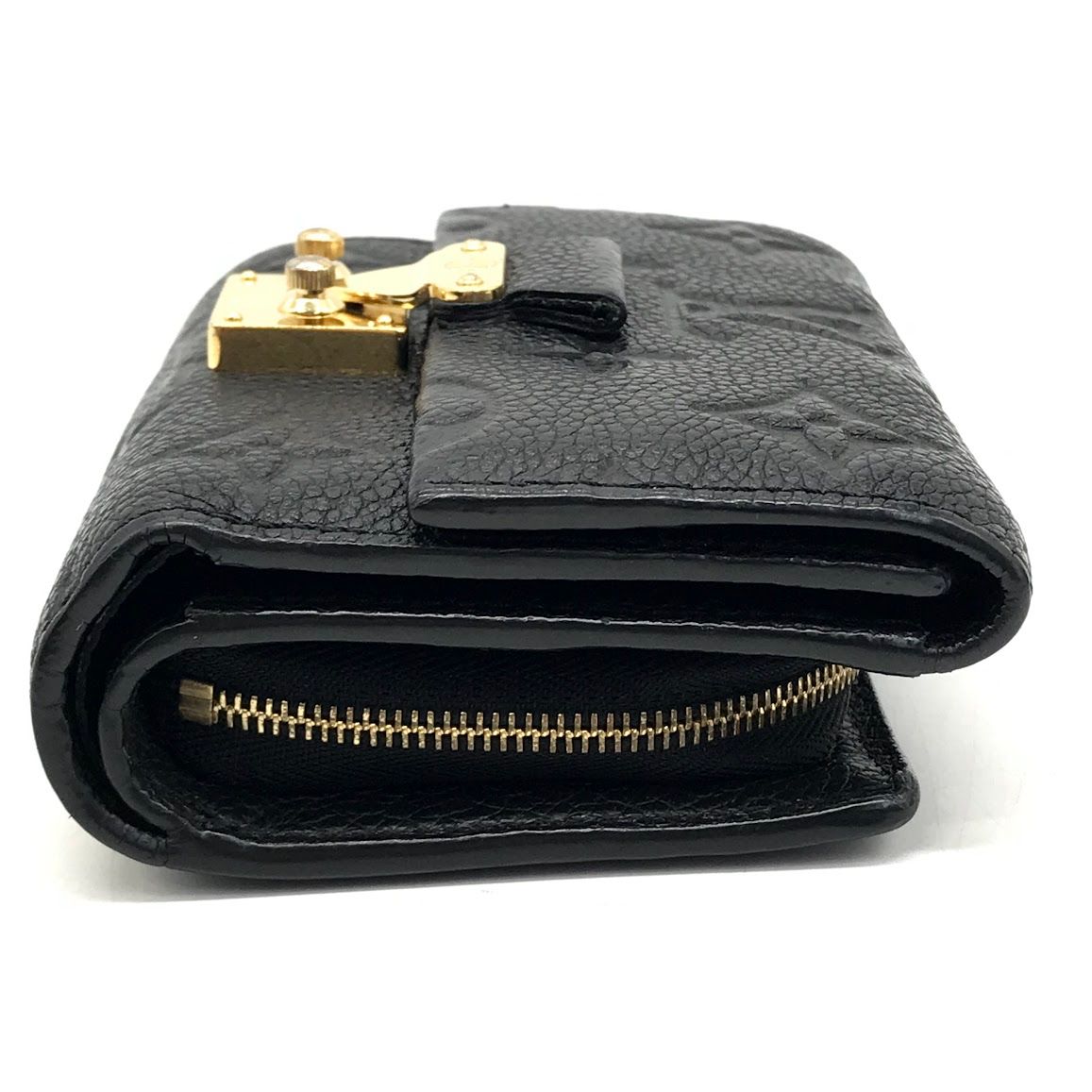 【倉吉店】 中古 LOUIS VUITTON | ルイ・ヴィトン 三つ折り財布 モノグラム アンプラント ポルトフォイユ･メティス コンパクト M80880 ブラック 【125】 倉吉店】 中古 LOUIS VUITTON | ルイ・ヴィトン 三つ折り財布