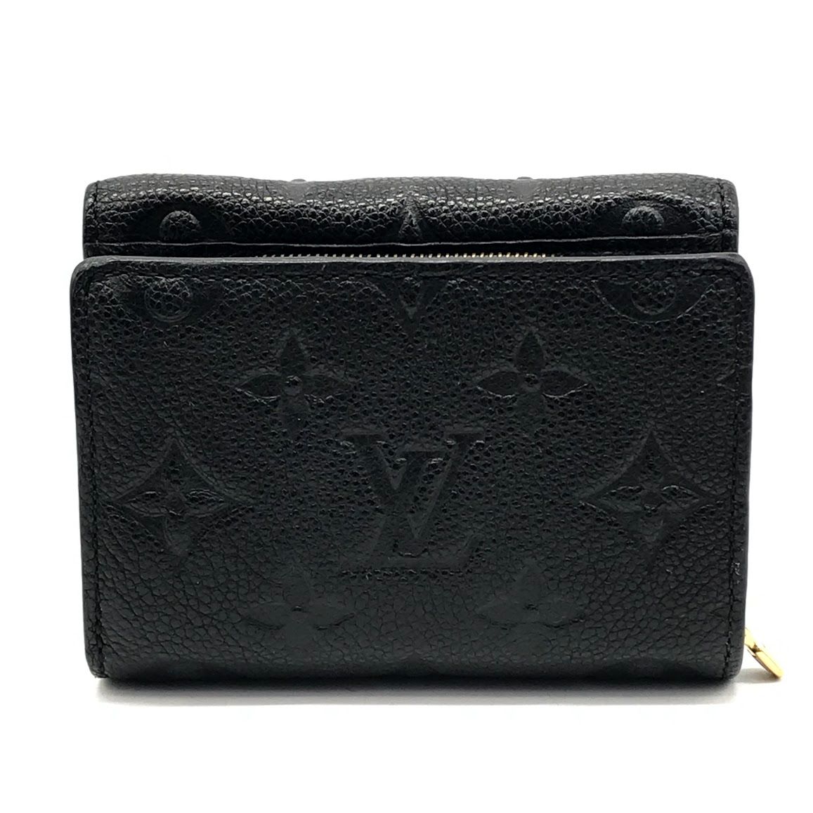 【倉吉店】 中古 LOUIS VUITTON | ルイ・ヴィトン 三つ折り財布 モノグラム アンプラント ポルトフォイユ･メティス コンパクト M80880 ブラック 【125】 倉吉店】 中古 LOUIS VUITTON | ルイ・ヴィトン 三つ折り財布