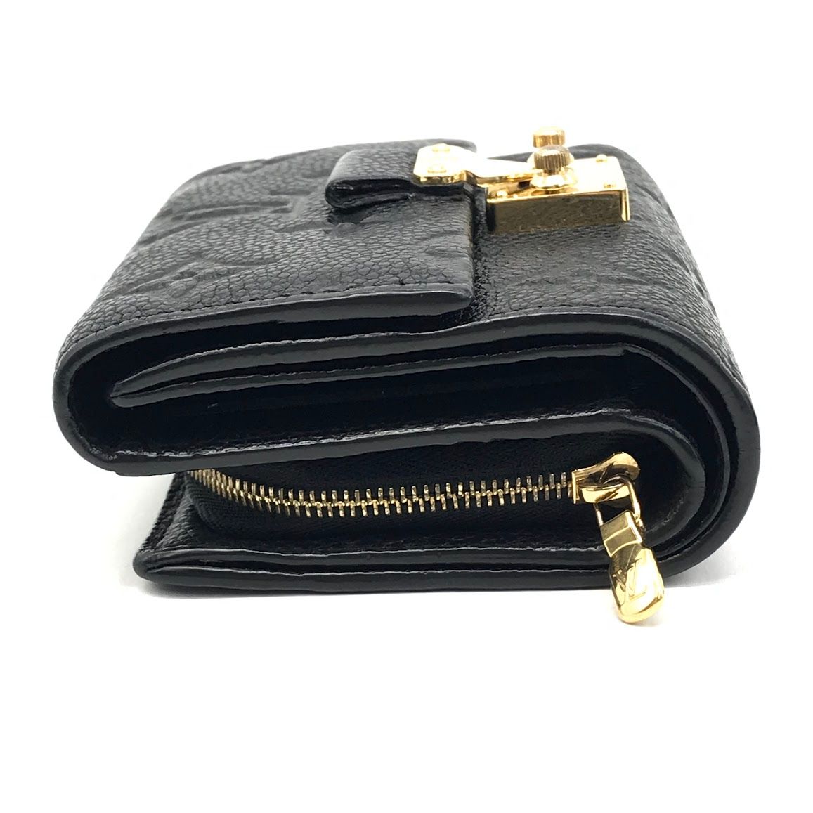 【倉吉店】 中古 LOUIS VUITTON | ルイ・ヴィトン 三つ折り財布 モノグラム アンプラント ポルトフォイユ･メティス コンパクト M80880 ブラック 【125】 倉吉店】 中古 LOUIS VUITTON | ルイ・ヴィトン 三つ折り財布