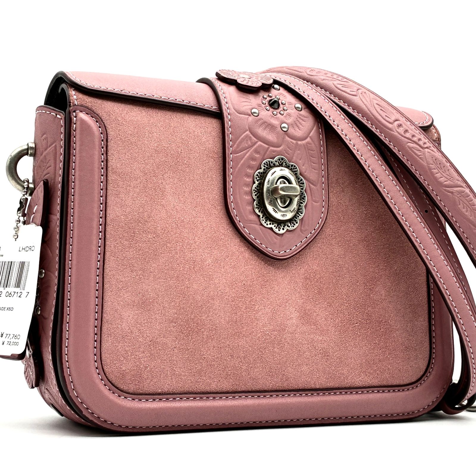 未使用】 COACH コーチ 1941 ウエスタン リベット サドルバッグ 23 