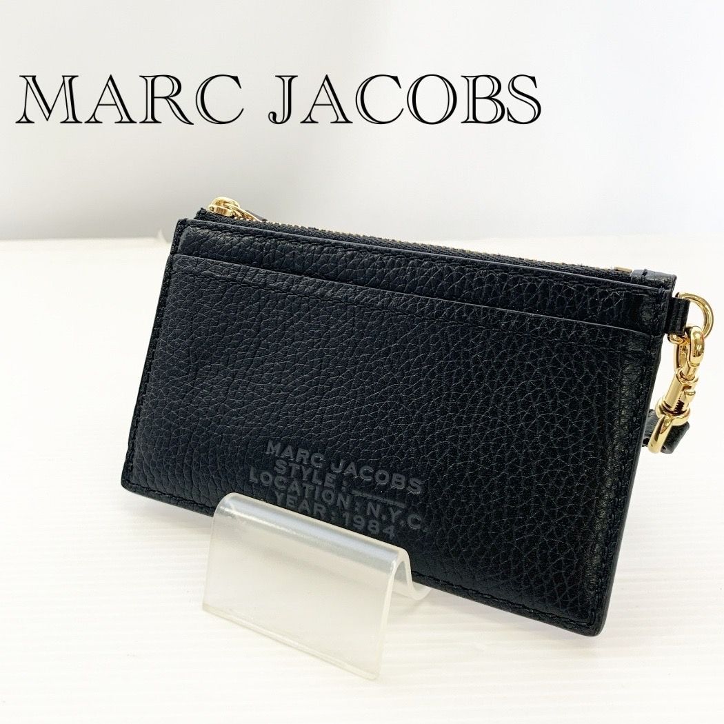 MARC JACOBS THE LEATHER TOP ZIP WRISTLET S125L01RE22 カードケース