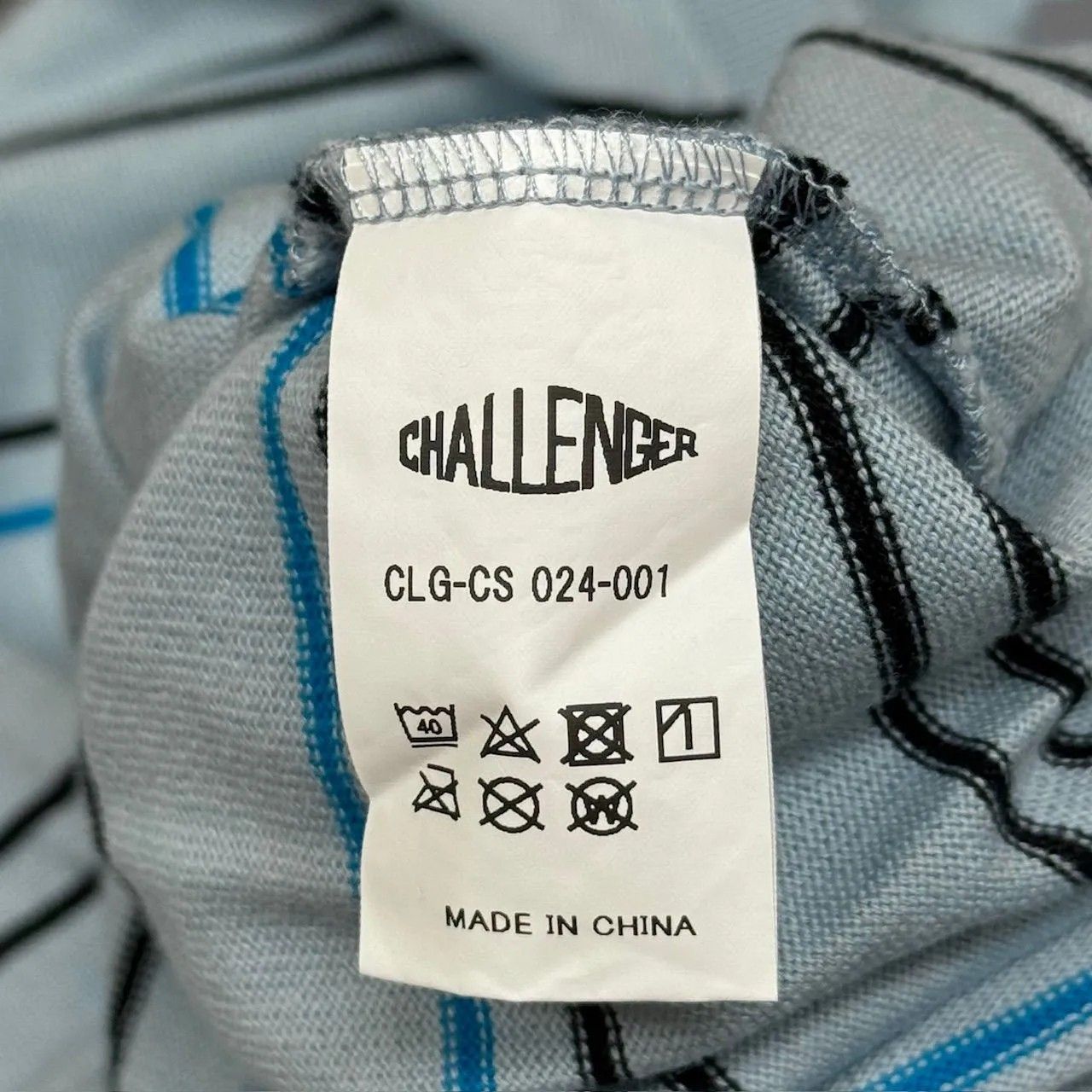 未使用 CHALLENGER 24SS L/S STRIPE BORDER TEE ボーダー長袖Tシャツ 