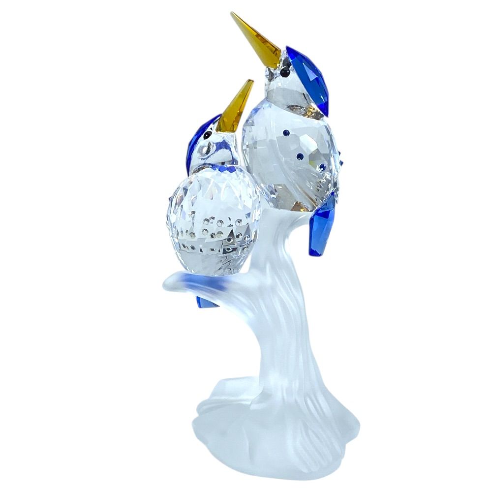 スワロフスキー カワセミ 鳥 オブジェ フィギュリン インテリア 置物