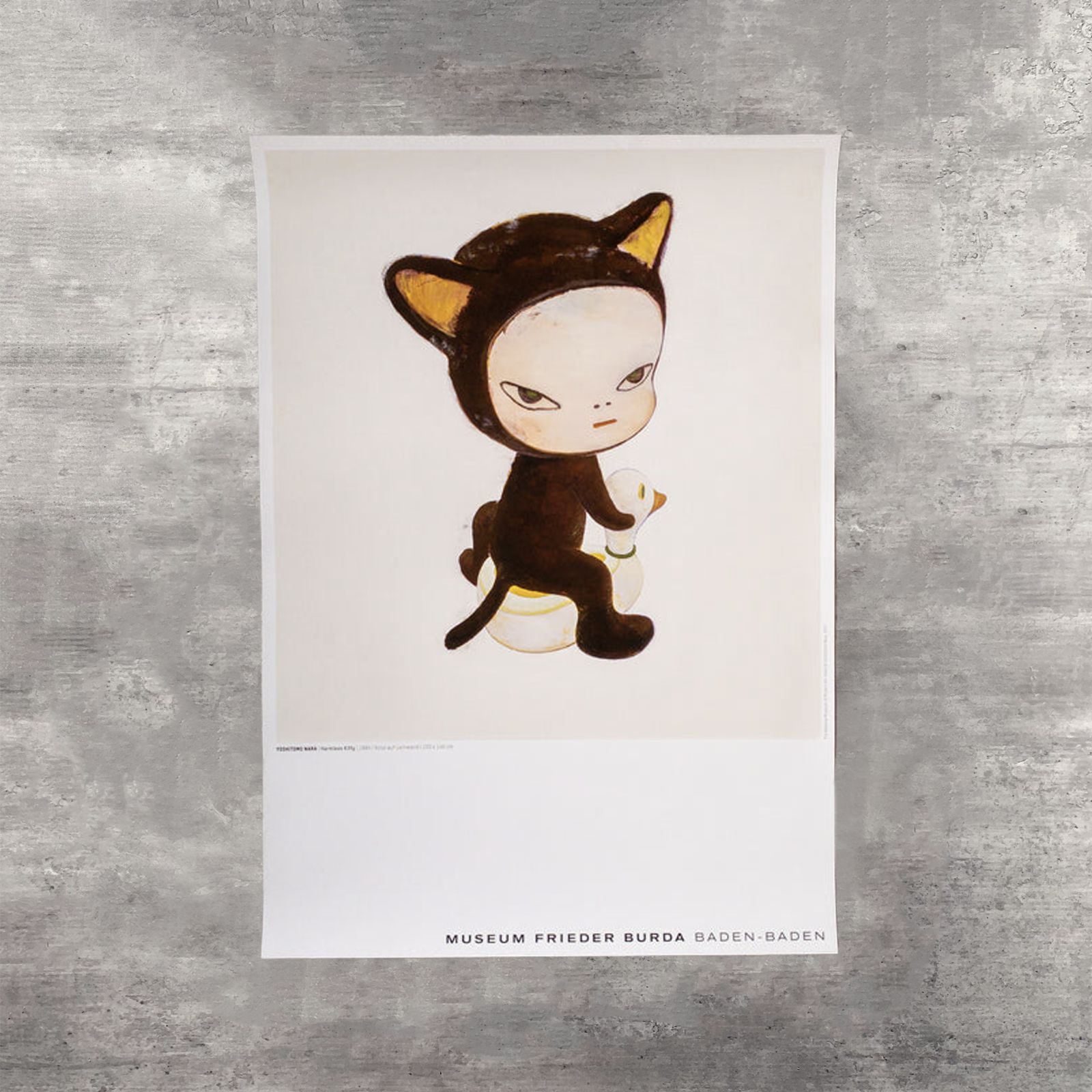 奈良美智｜展覧会ポスター｜Harmless Kitty 1994｜Museum Frieder