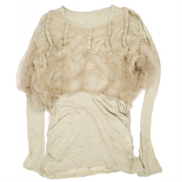 MAISON SPECIAL メゾンスペシャル 23AW Shirring Tulle Combination 