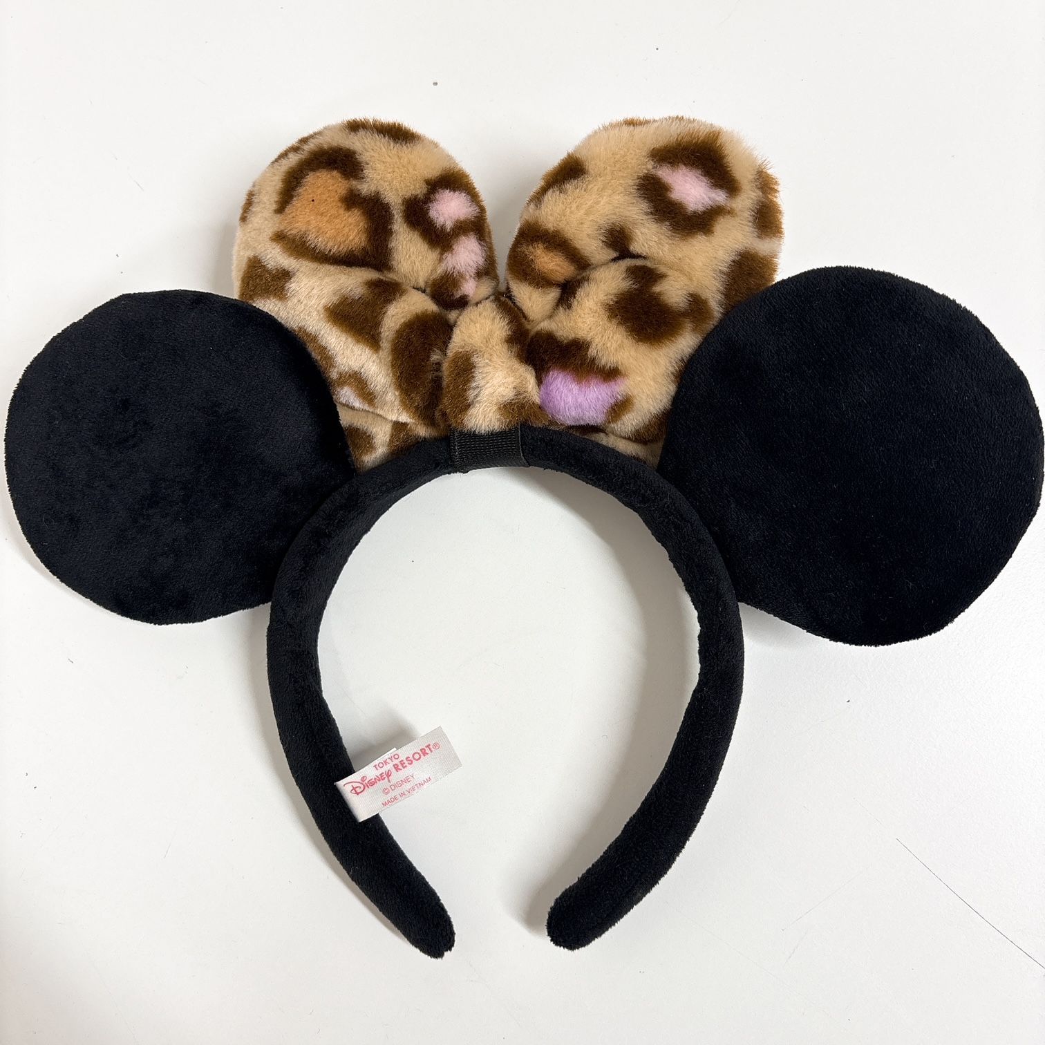 200-a】ミニー ヒョウ柄 レオパード カチューシャ ディズニーランド 