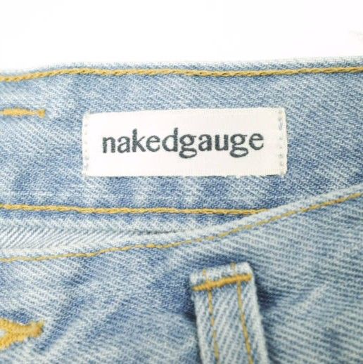 nakedgauge ネイキッドゲージ 日本製 ROBERTS ワイドストレートデニム nakedgauge ネイキッドゲージ 日本製 ROBERTS ワイドストレートデニム