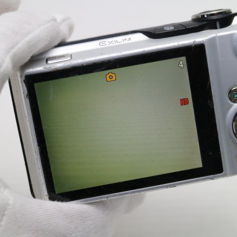 良品中古 EX-FC100 ホワイト 即日発送 CASIO EXILIM デジカメ 本体