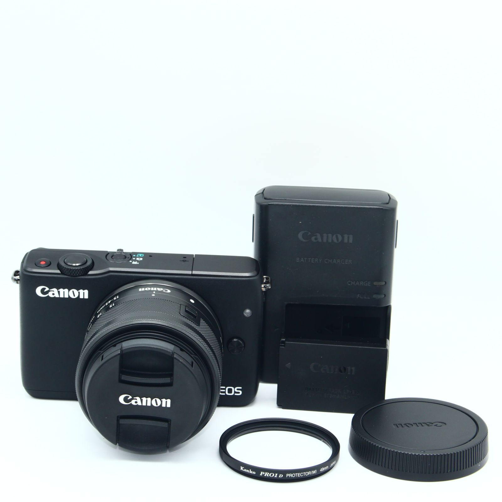 Canon Mirrorless DSLR EOS M10 Lens Kit Black