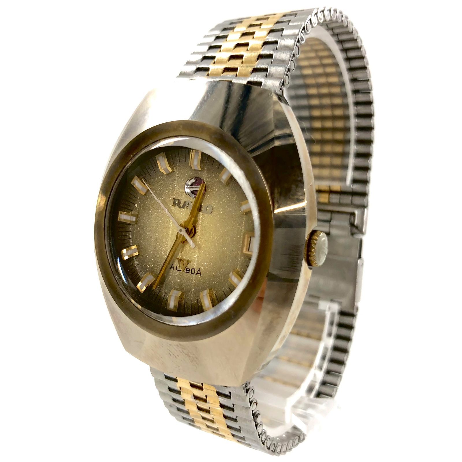 RADO ラドー BALBOA バルボア デイト SS/QZ ゴールド文字盤 メンズ 