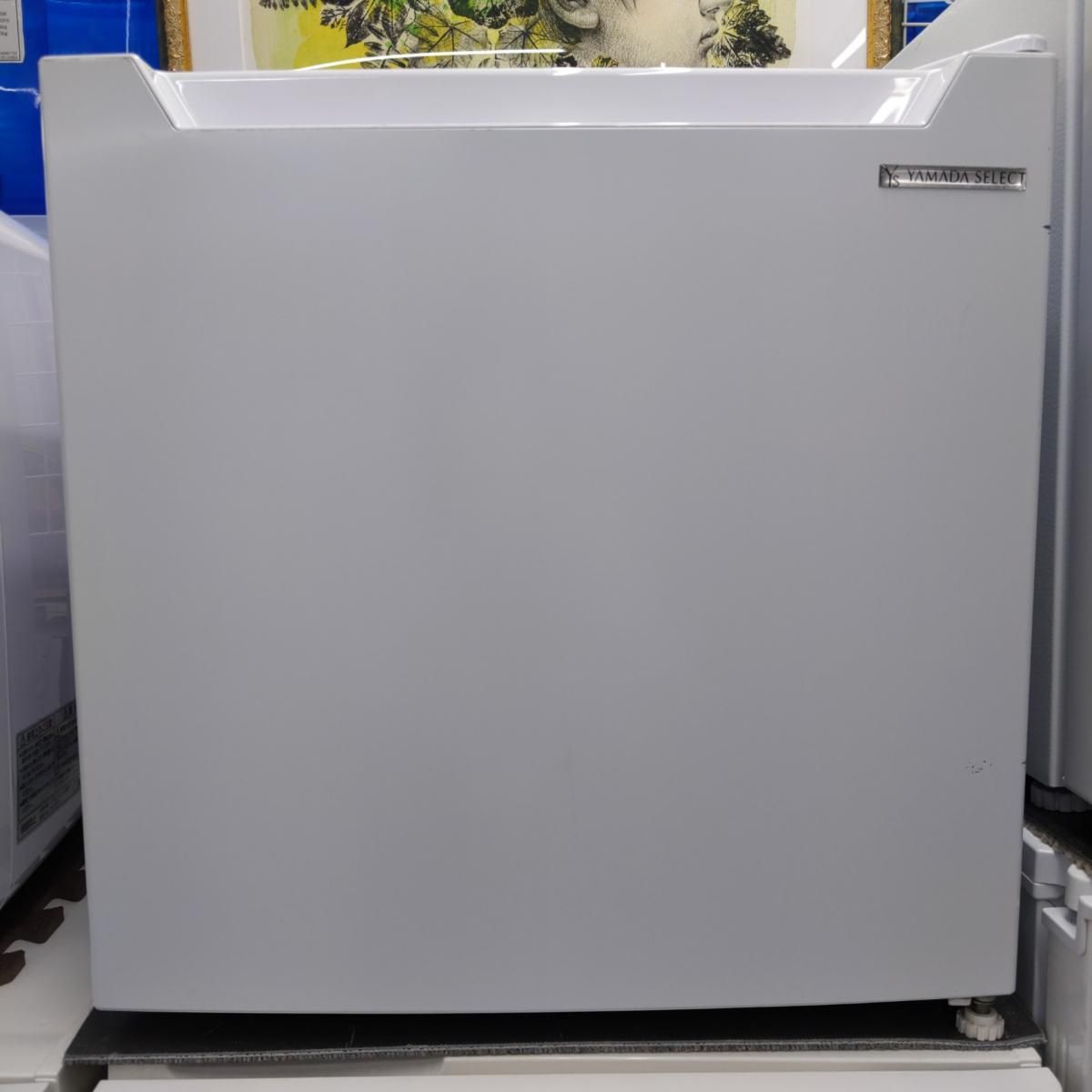 中古品】ヤマダ電機 46L 1ドア冷蔵庫 YRZ-C05H1 2021年製 ホワイト 〇 