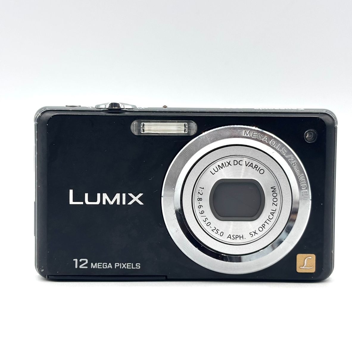 Panasonic LUMIX DMC-FS10 動作品 美品 え沖】Panasonic LUMIX DMC-FS10 ブラック 1210万画素 光学5倍ズーム