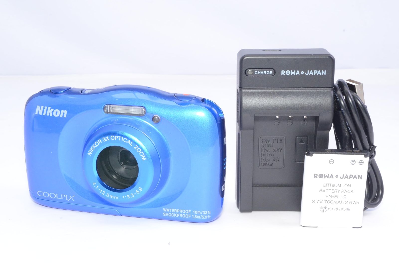 Nikon COOLPIX W100 ブルー コンパクトデジタルカメラ 【公式通販】