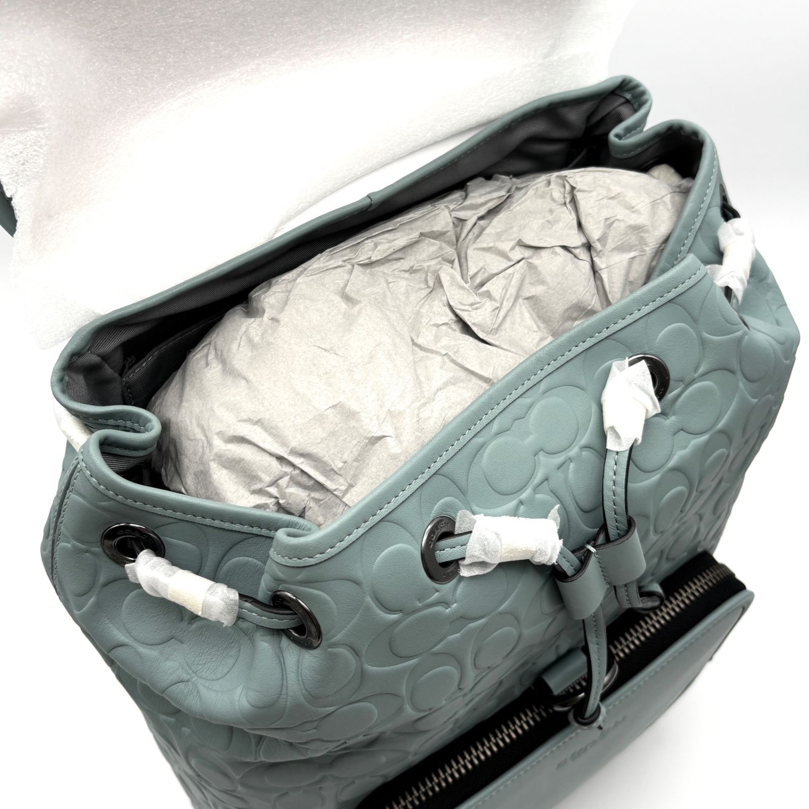 新品】コーチ COACH サリバン バックパック シグネチャー レザー 