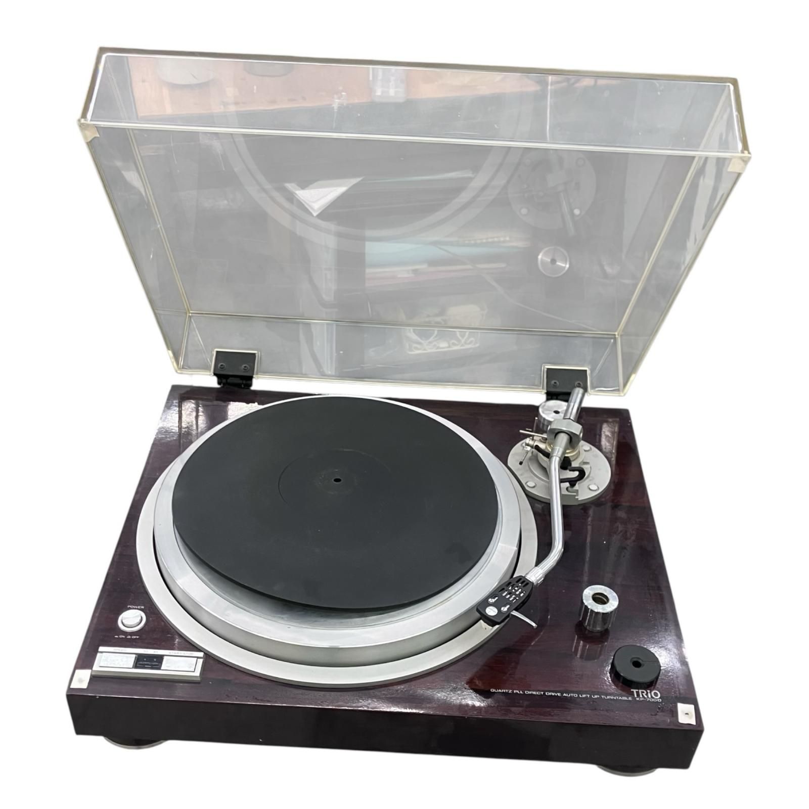 TRIO トリオ KP-700D レコードプレーヤー レトロ TRIO トリオ KP-700D レコードプレーヤー ターンテーブル ターン KP