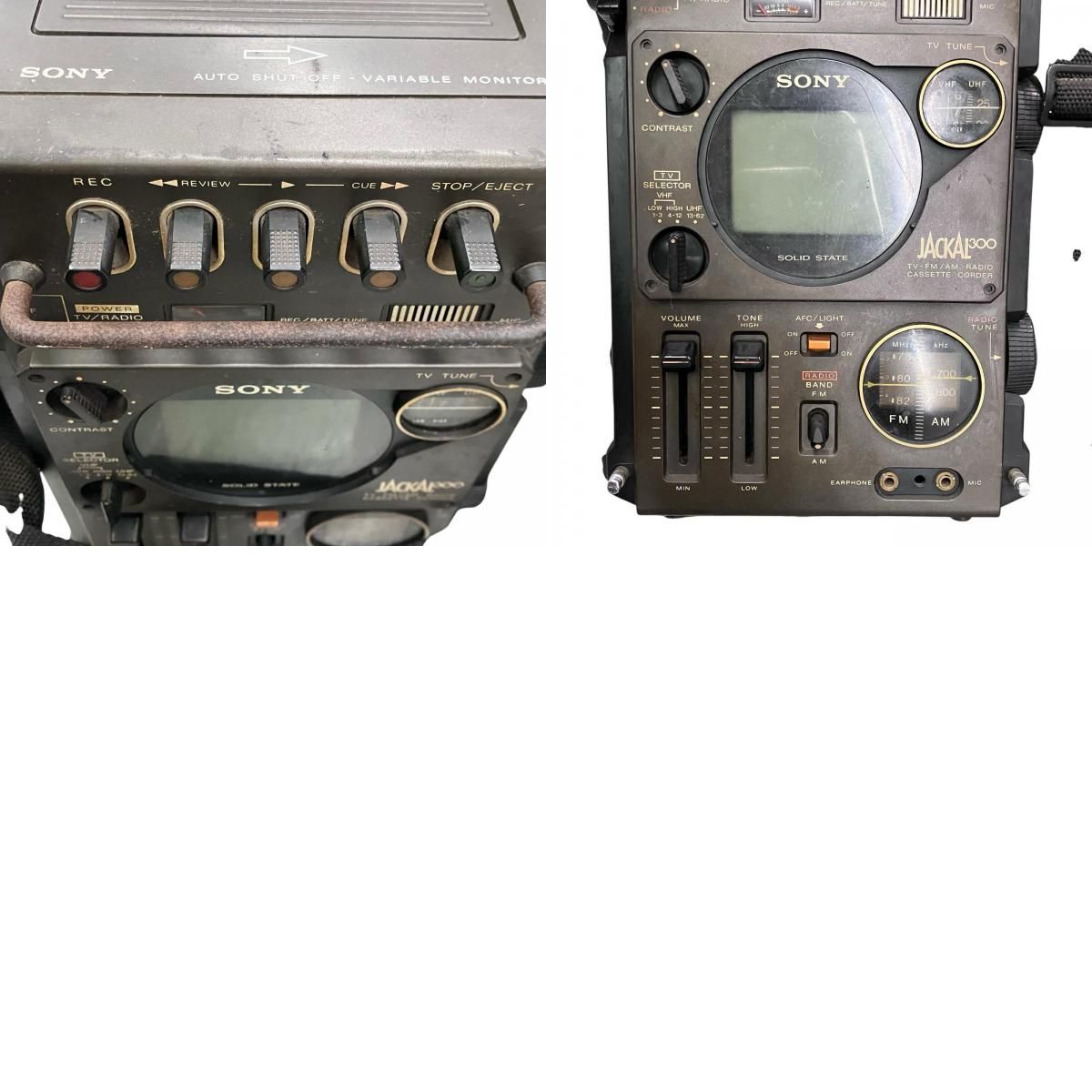 199990 ジャンク品 SONY ソニー テレビ一体型ラジカセ JACKAL