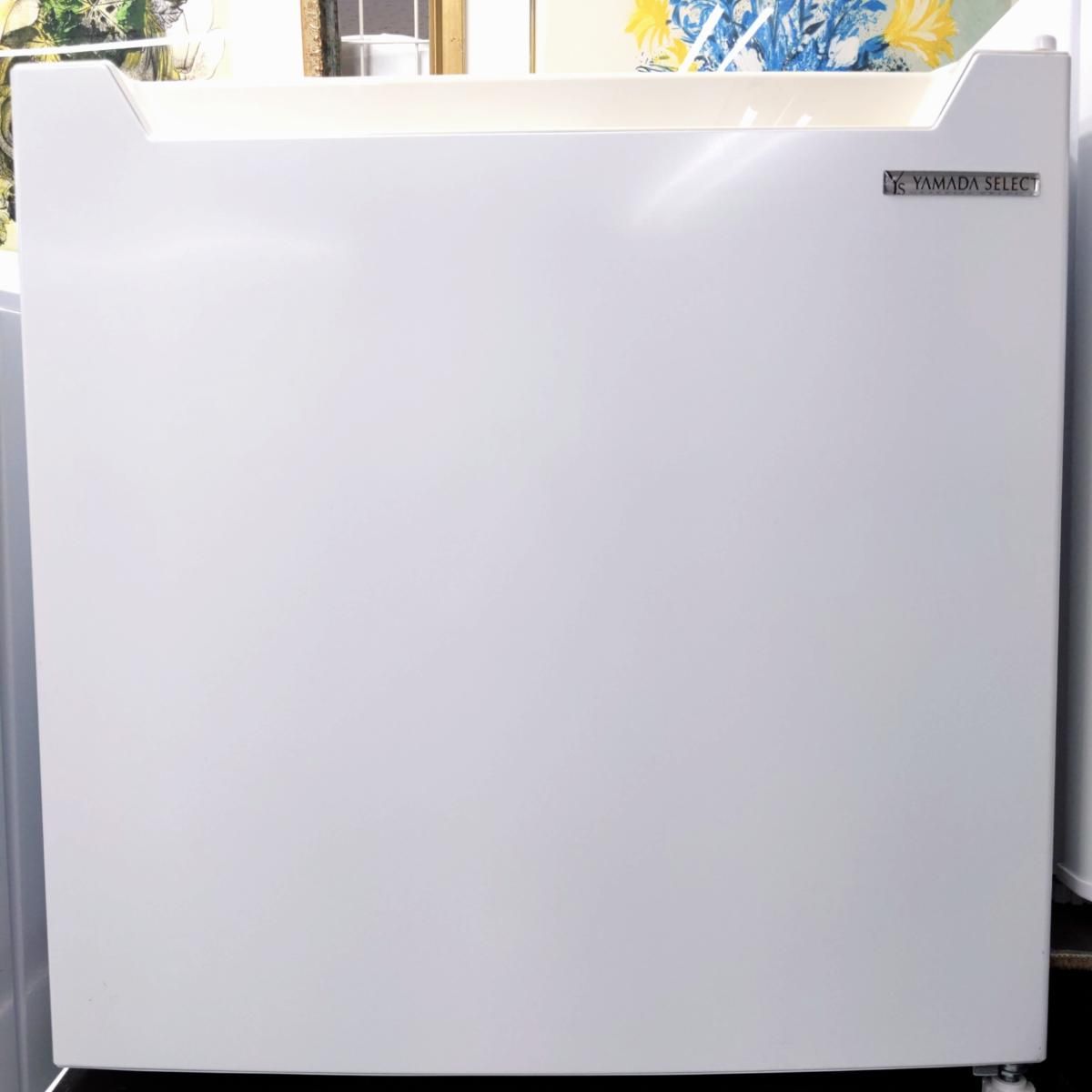 中古品】ヤマダ電機 46L 1ドア冷蔵庫 YRZ-C05H1 2020年製 ホワイト 〇 