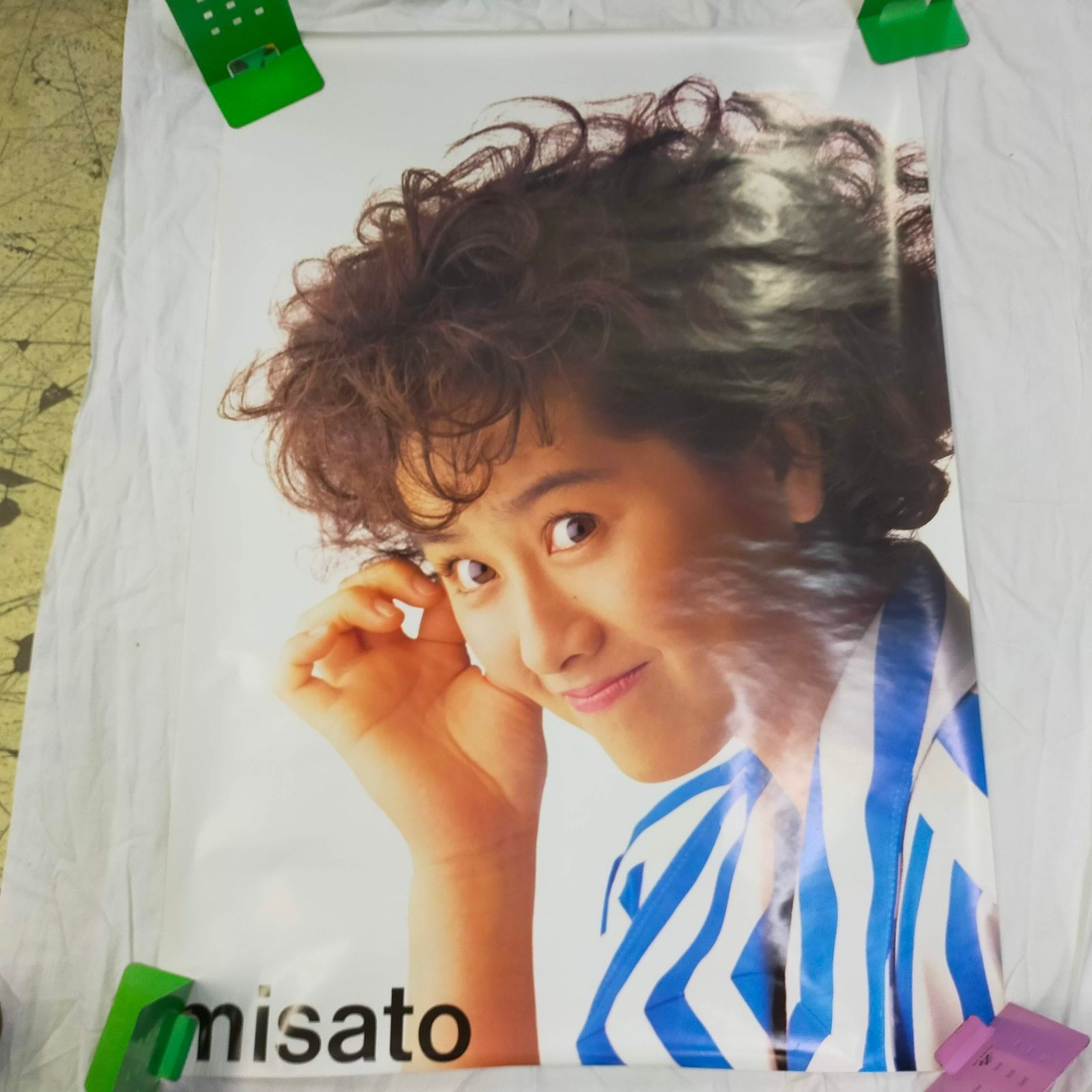 渡辺美里 misato B1ポスター EPIC SONY 非売品 当時物 アイドル