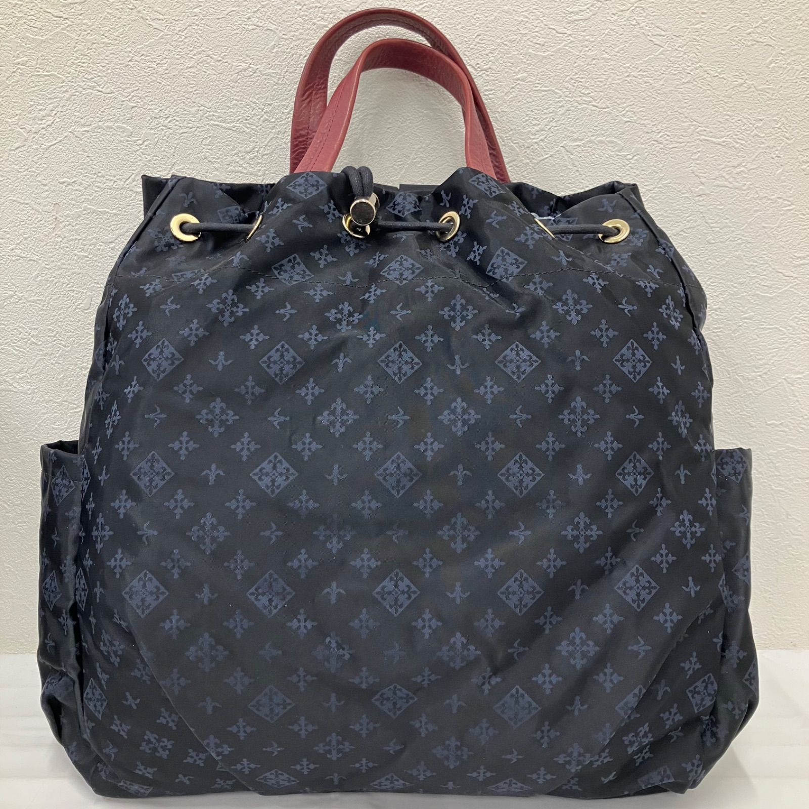 ラシット♥美品♥リュック♥ブラックネイビー♥(*^^*) 917 russet ラシット リュックサック リュック バックパック