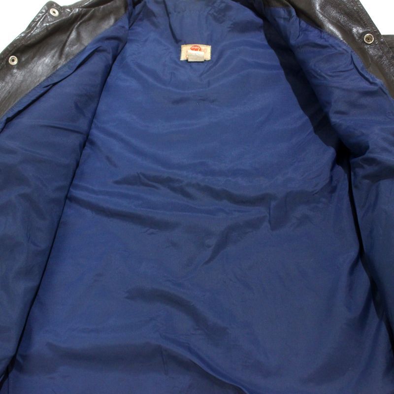 70s vintage オールレザー スタジャン メンズ XLサイズ相当 ビッグ