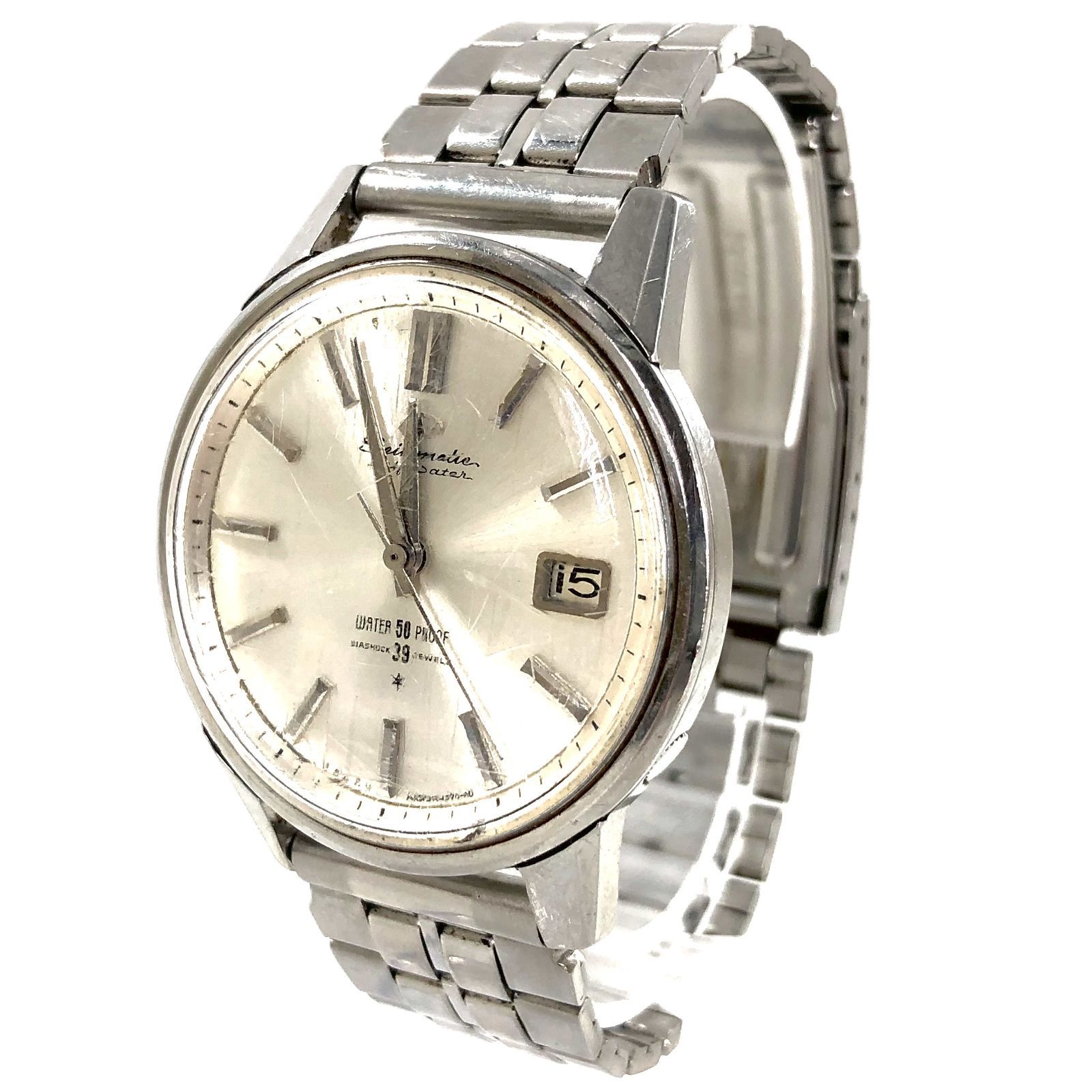 SEIKO セイコー マチック セルフデーター J13085 AT/SS シルバー文字盤