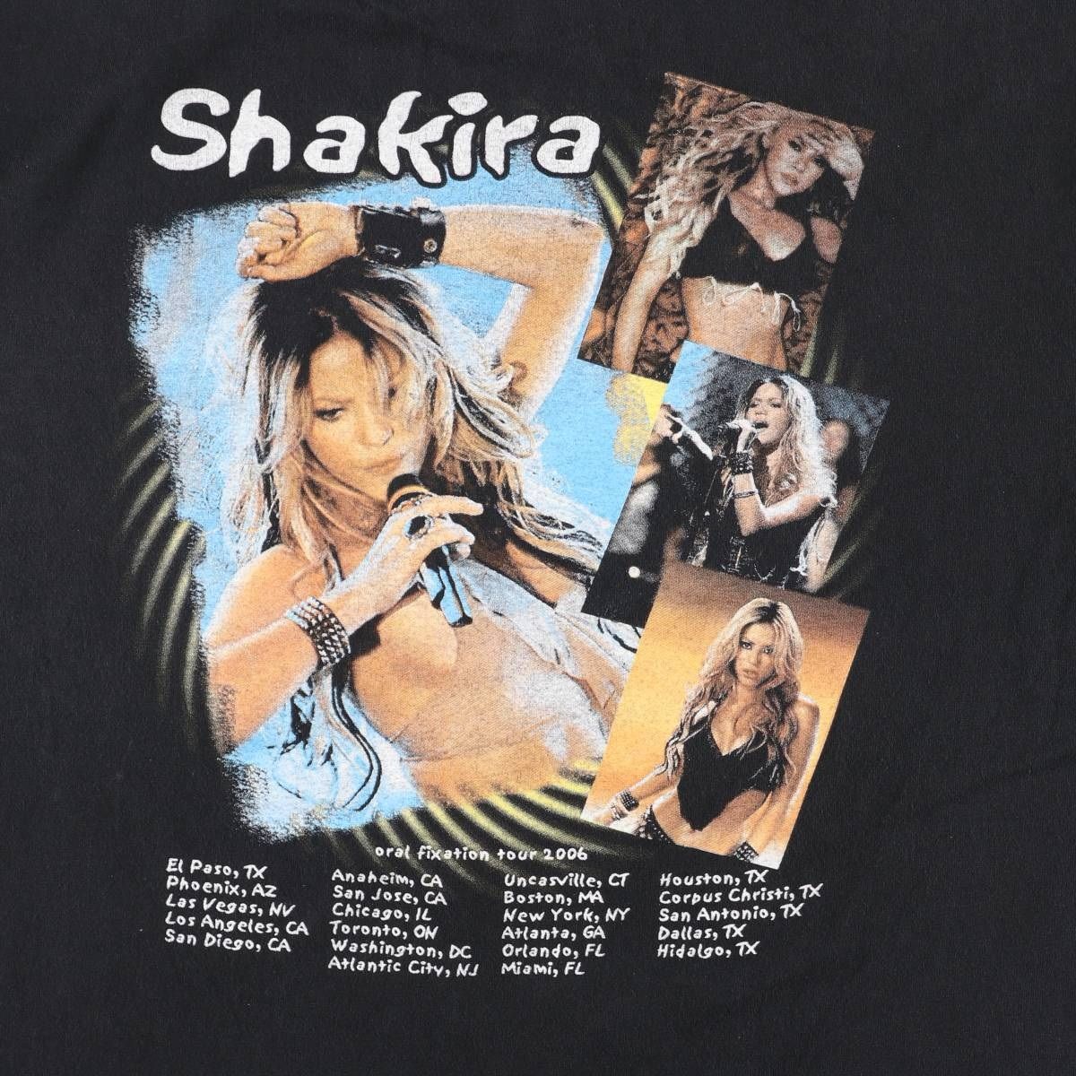 古着 00年代 アルスタイル ALSTYLE SHAKIRA シャキーラ バンドTシャツ 