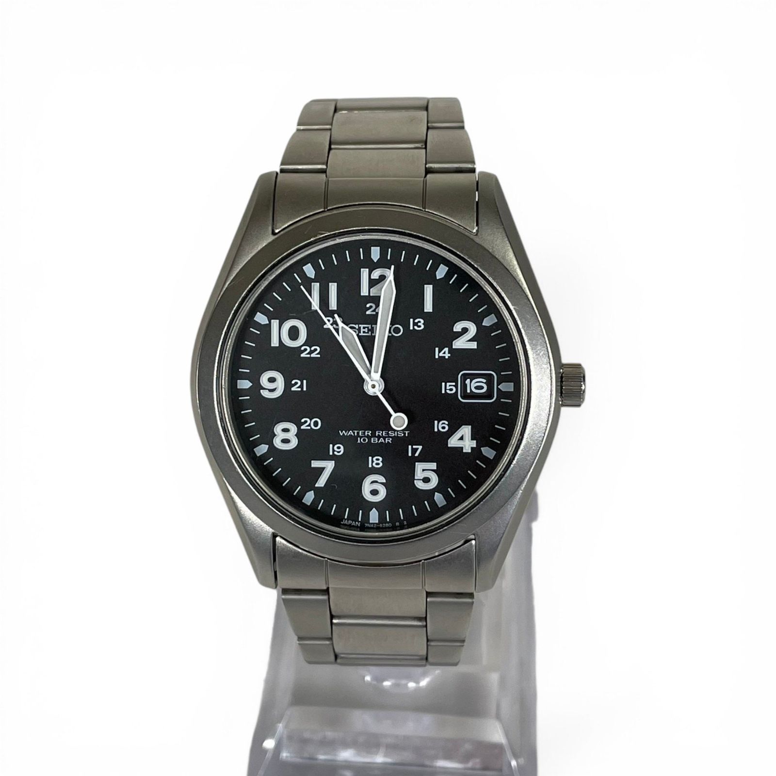 SEIKO セイコー 腕時計 クォーツ スピリット ミリタリー 7N42-8260 