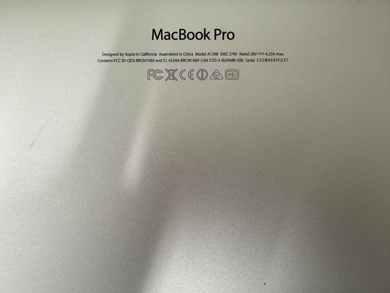MacBook Pro 15 A1398 ジャンク 部品取り 16GB - メルカリ