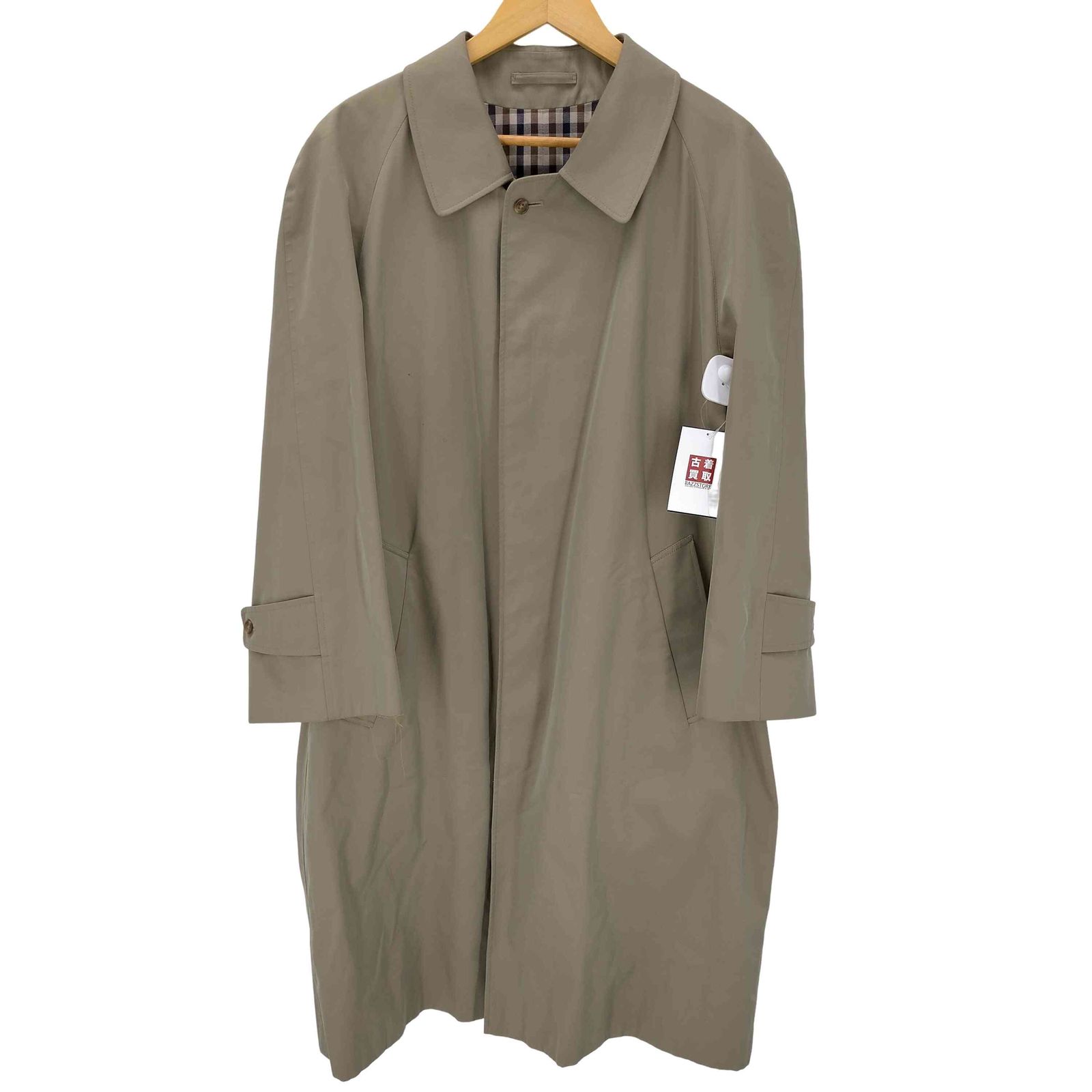 アクアスキュータム AQUASCUTUM 90S 英国製 Aqua 5 裏地チェック