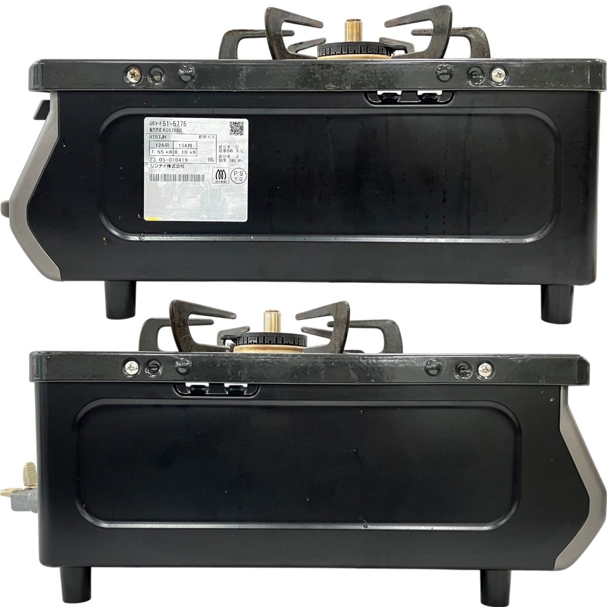 Rinnai KG67BKR ガスコンロ ガステーブル 都市ガス 2023年製 キッチン 