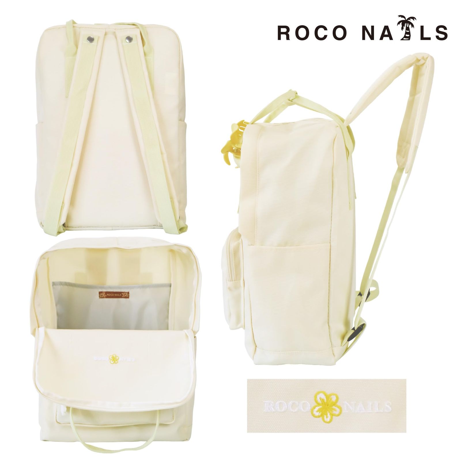 リュック ロコネイル スクバ ホワイトピンク ロコネイル ROCO NAILS
