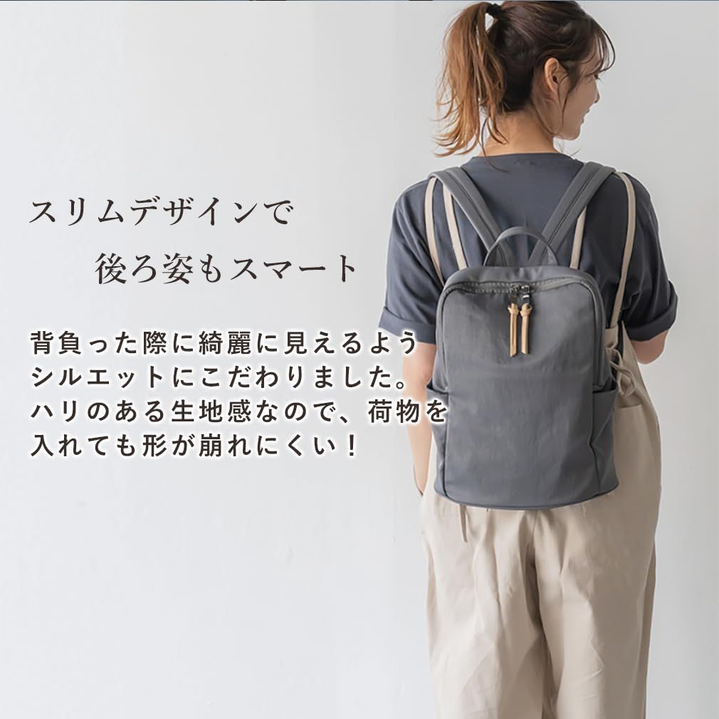 Gratante] グラタンテ 9ポケット リュック 大容量 レディース a4 