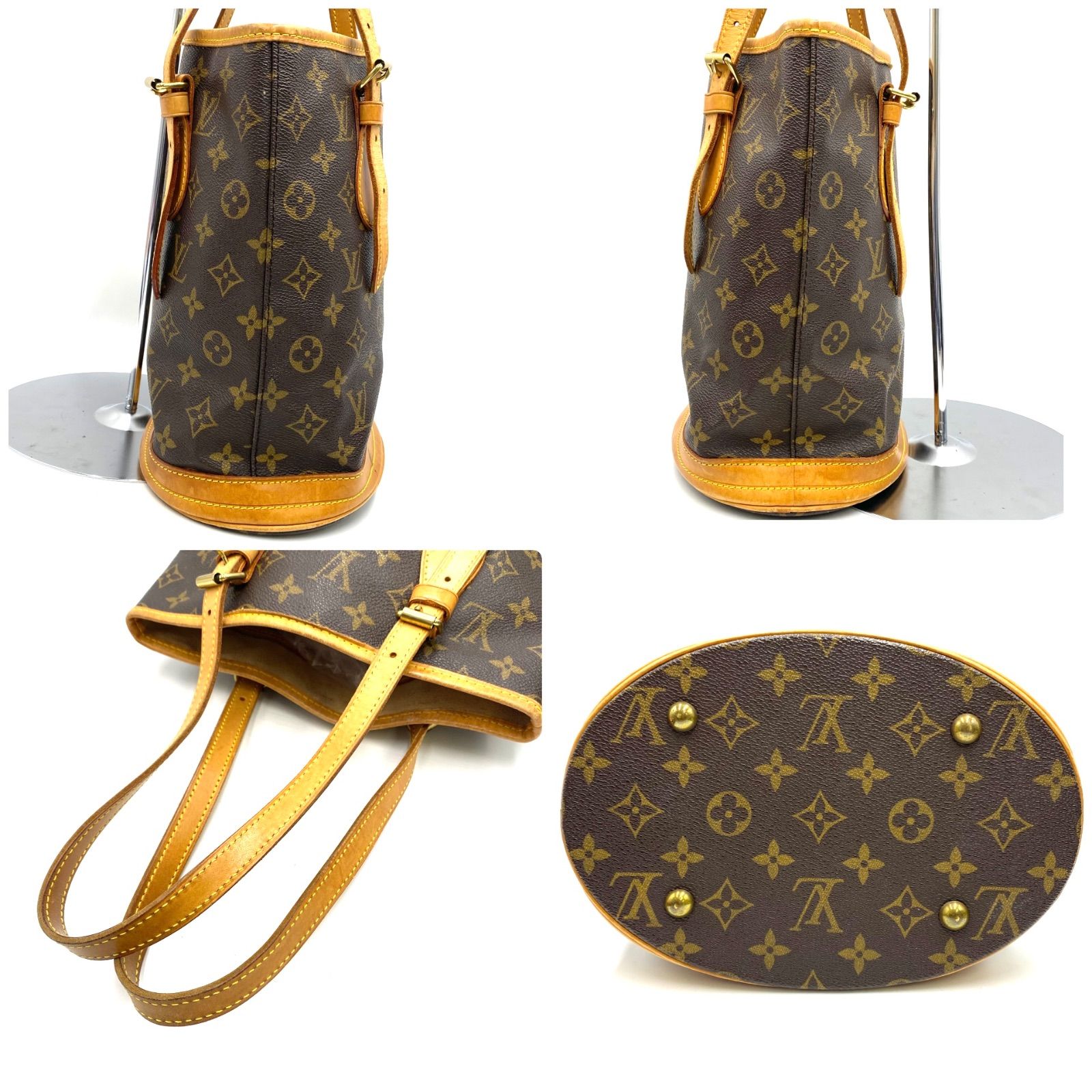 LOUIS VUITTON ルイヴィトン バケットPM プチバケット モノグラム 