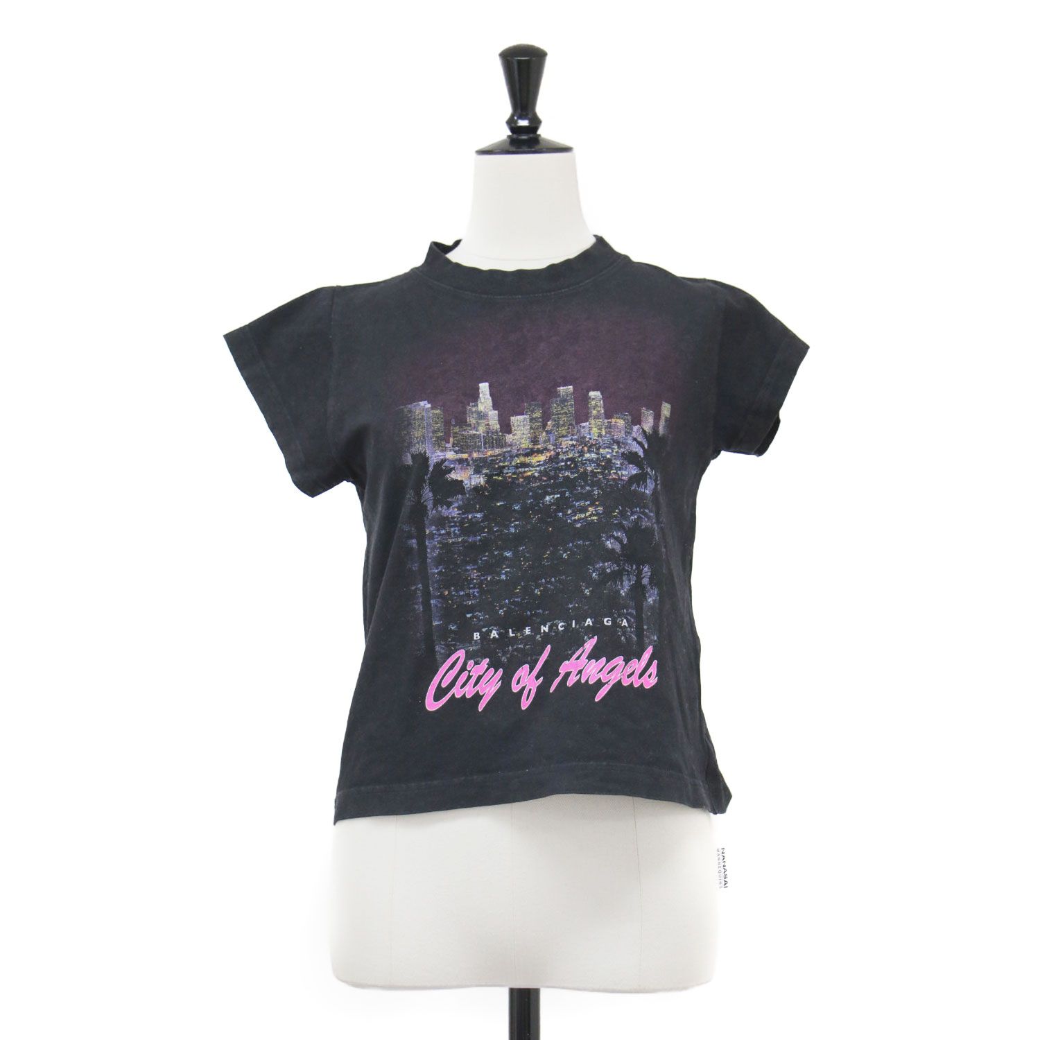 BALENCIAGA Tシャツ ブラック サイズ:L | 25AW City of Angels 
