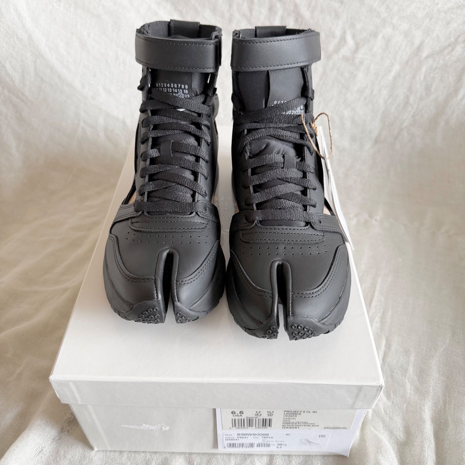 新品未使用】Margiela×Reebok BK タビハイ38.5/24.5cm箱袋付き 