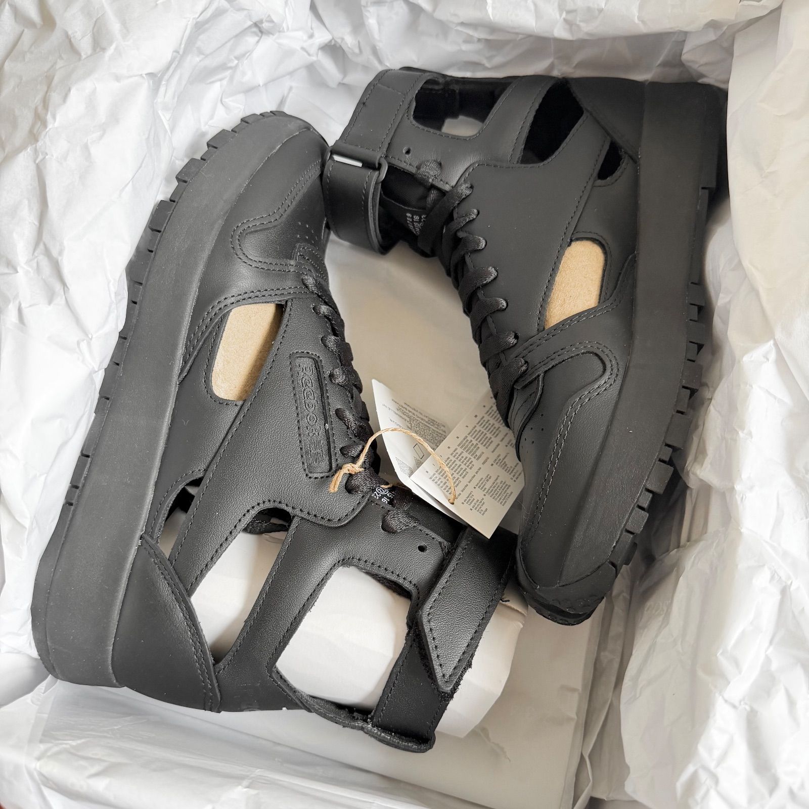 新品未使用】Margiela×Reebok BK タビハイ38.5/24.5cm箱袋付き 