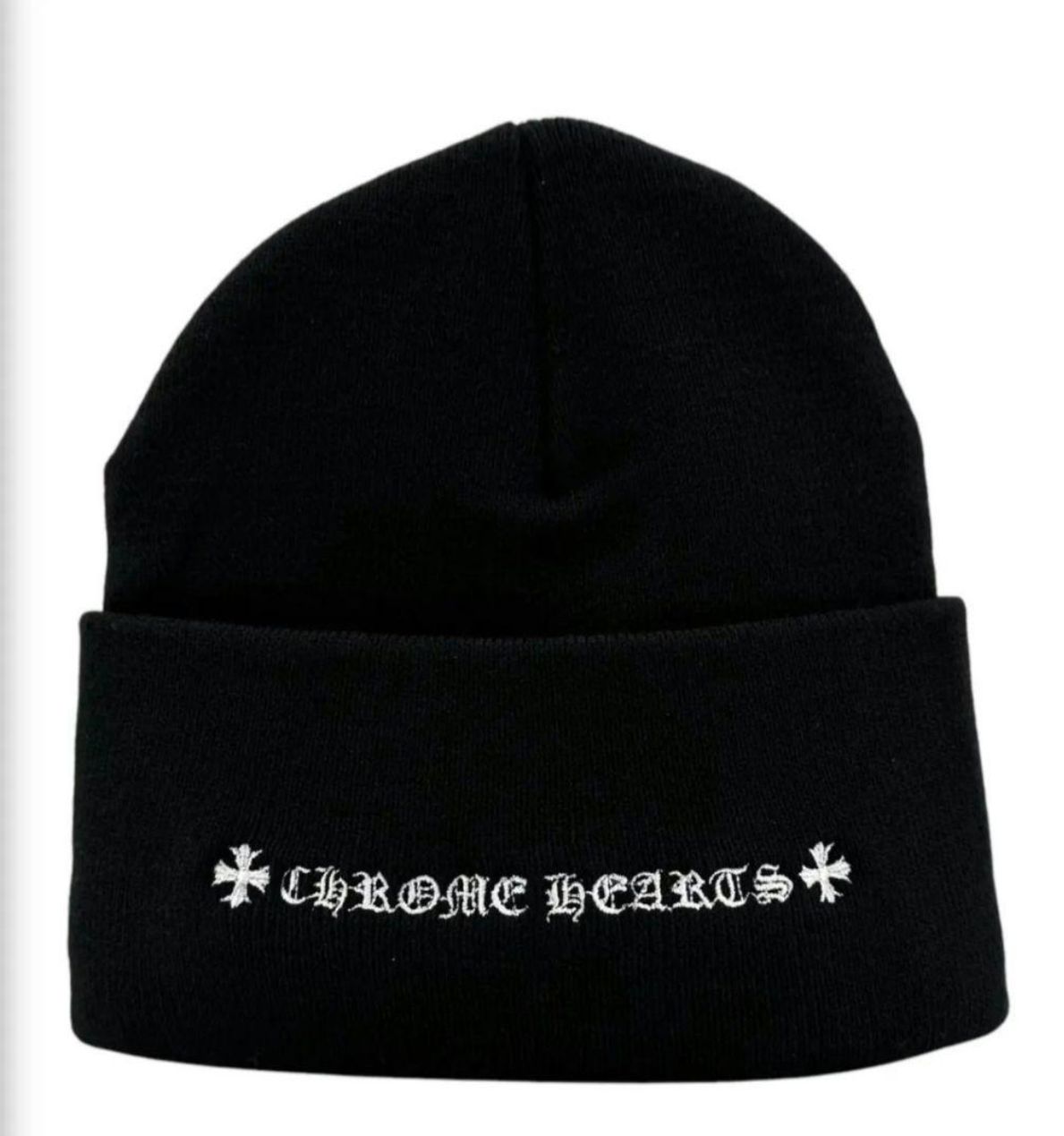 正規品 新品】CHROME HEARTS クロムハーツ ニット帽 ビーニー CHロゴ 