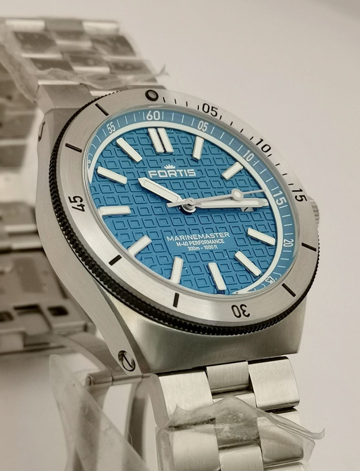 未使用 FORTIS フォルティス F8120004 マリンマスター M-40 セレニティ 