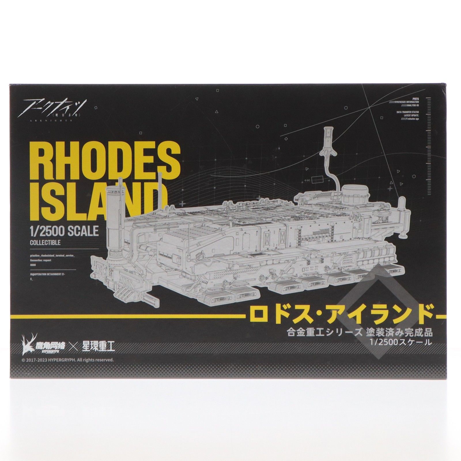 合金重工シリーズ ロドス・アイランド号 アークナイツ 1/2500 完成品