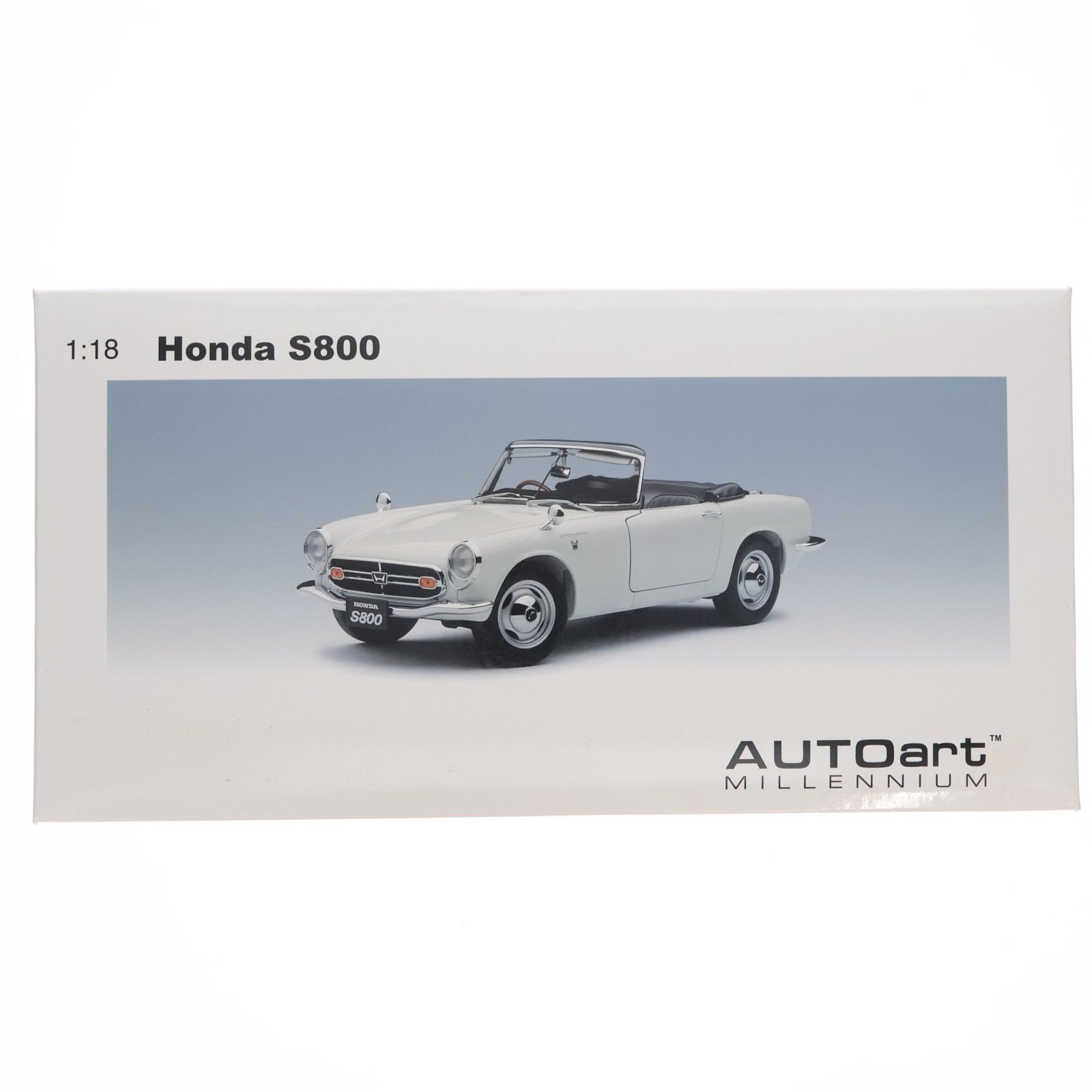 おもちゃ 1⁄18 ホンダ S800(ホワイト) 完成品 ミニカー(73278) AutoArt