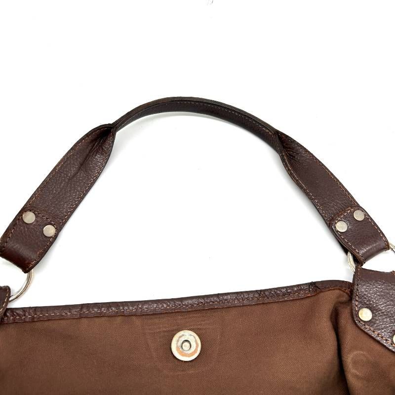 Russet ラシット トートバッグ ネイビー ブラウン 紺 茶 ナイロン