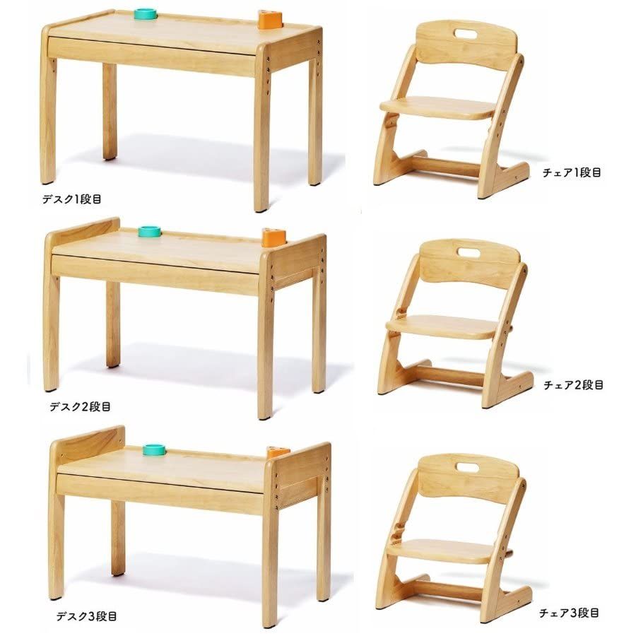 大和屋 キッズデスク 引き出し付き yamatoya デスク＆チェアセット 