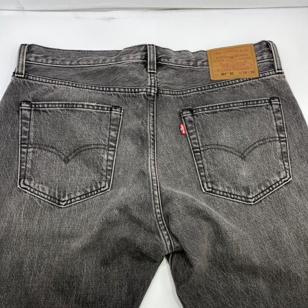 中古】LEVI'S BEAMS別注 501 '93 後染めデニム ブラック サイズW34×L30