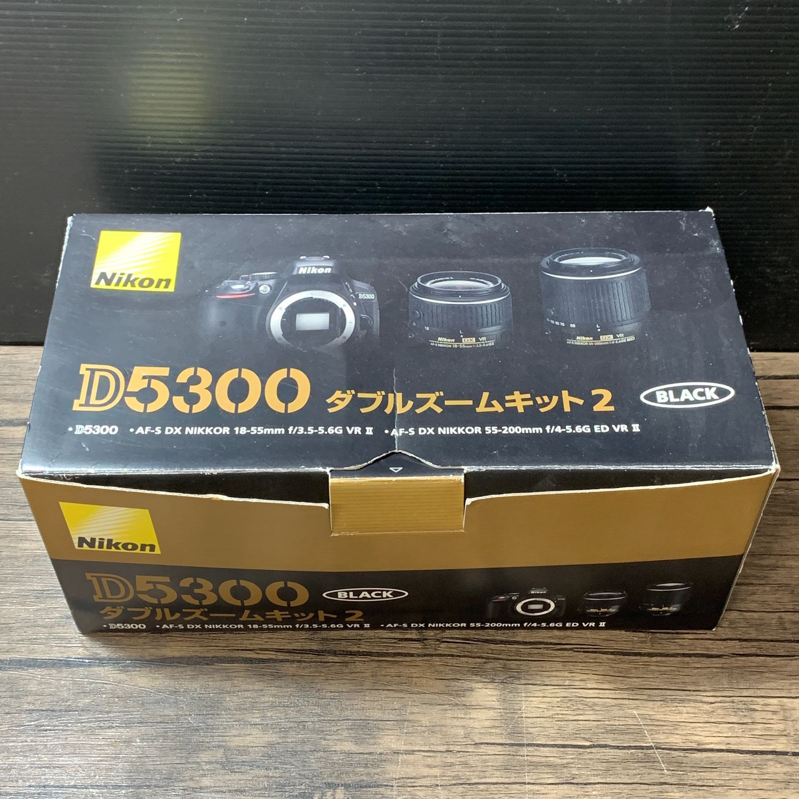 むつ64-031709] ニコン D5300 ダブルズームキット2 ブラック デジタル 