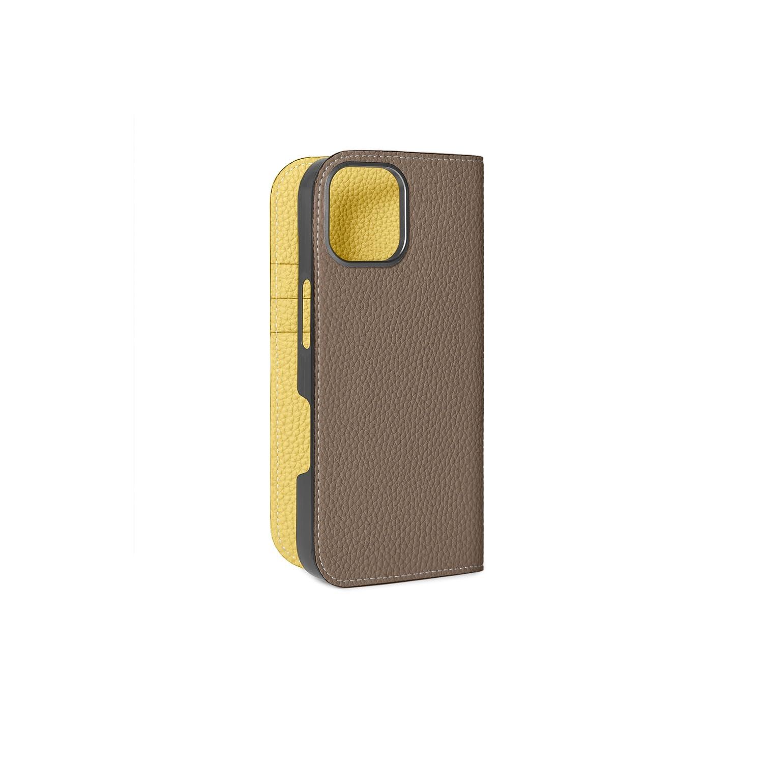 ボナベンチュラ】 (for iPhone 17) ダイアリーケース シュリンクレザー 