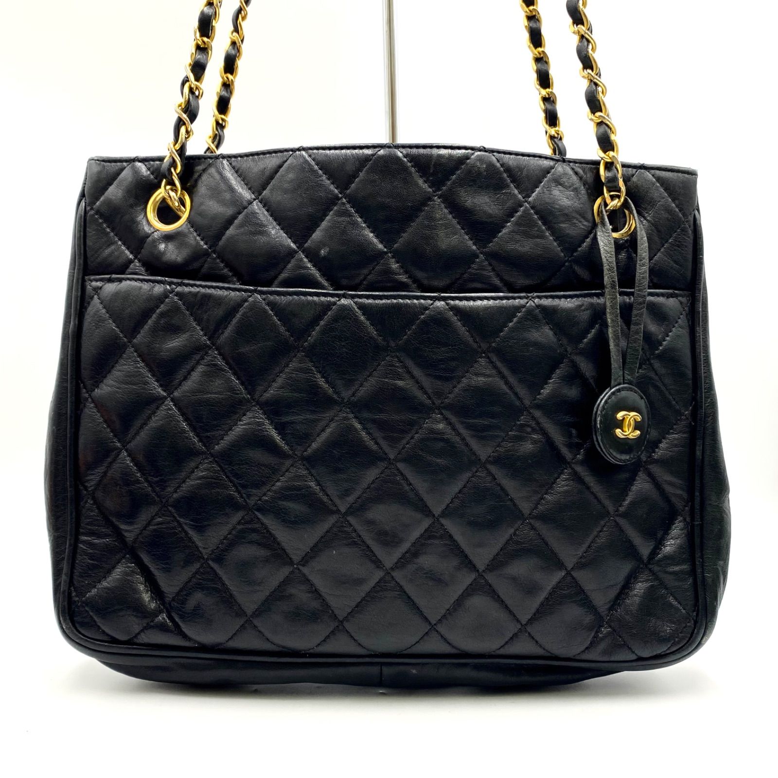 希少！ CHANEL シャネル ラムスキン キルティング マトラッセ チェーン 