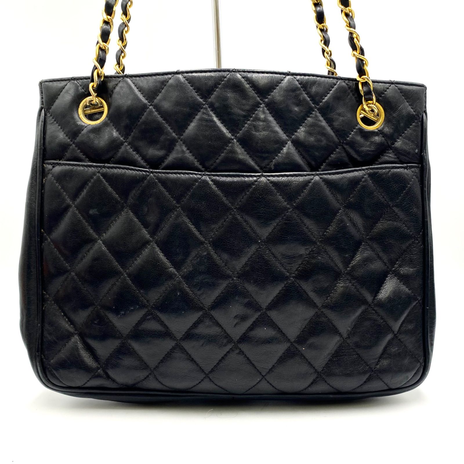 希少！ CHANEL シャネル ラムスキン キルティング マトラッセ チェーン 