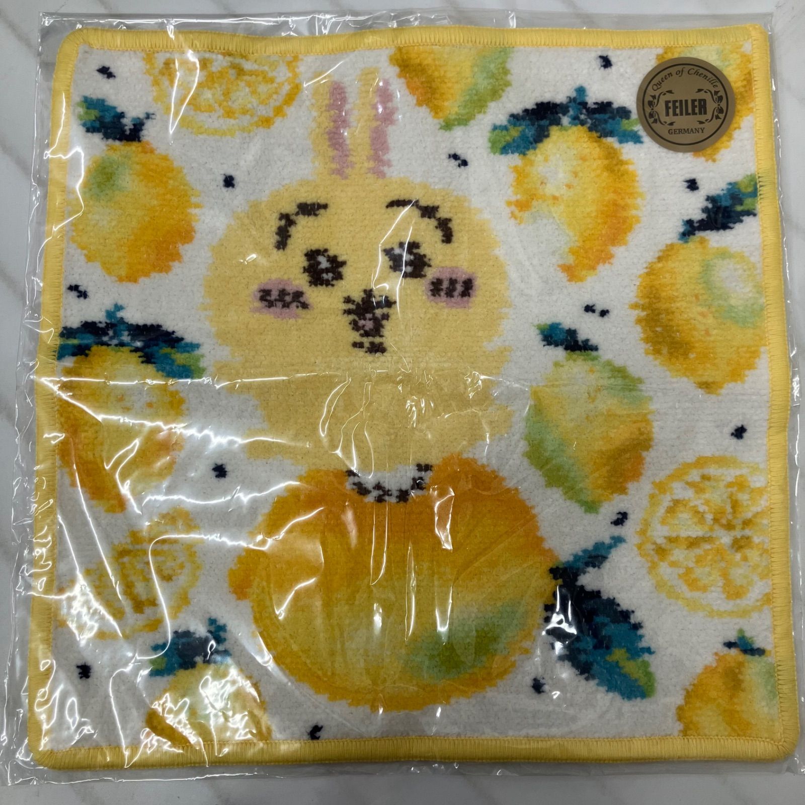 753 新品未使用品 FEILER フェイラー ちいかわ うさぎ レモンドット
