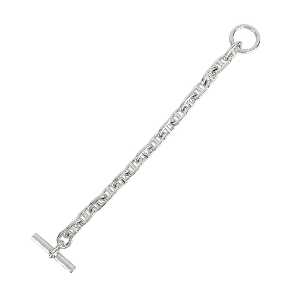 エルメス ■美品■ シェーヌダンクル MM ブレスレット アクセサリー 15コマ SV925 シルバー 箱 【584152】9 エルメス □美品□ シェーヌダンクル MM ブレスレット アクセサリー 15
